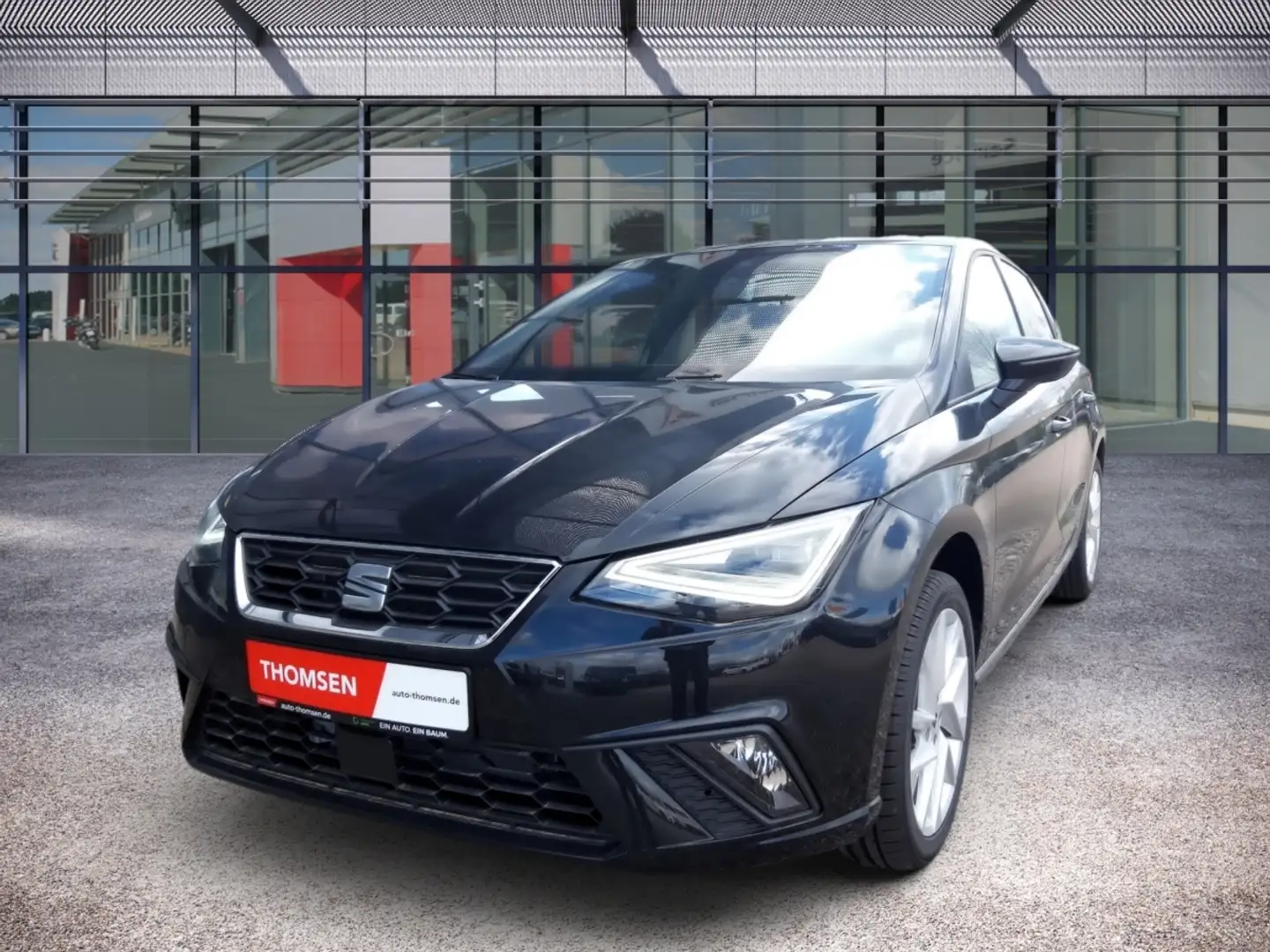 SEAT Ibiza FR 1.0 TSI LED SpurH KlimaA LM Sportp. Schwarz - 2