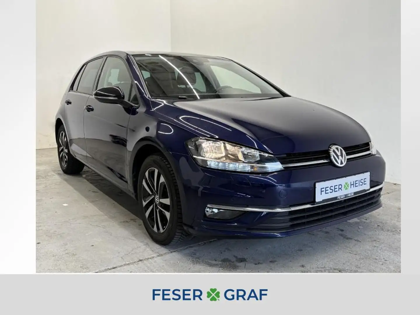 Volkswagen Golf IQ.DRIVE 1.0 TSI Pano/Sitzhzg./Lenkradhzg./App-Con Blau - 1