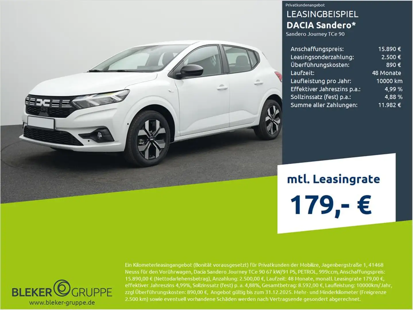 Dacia Sandero Sandero Journey TCe 90 Wit - 1