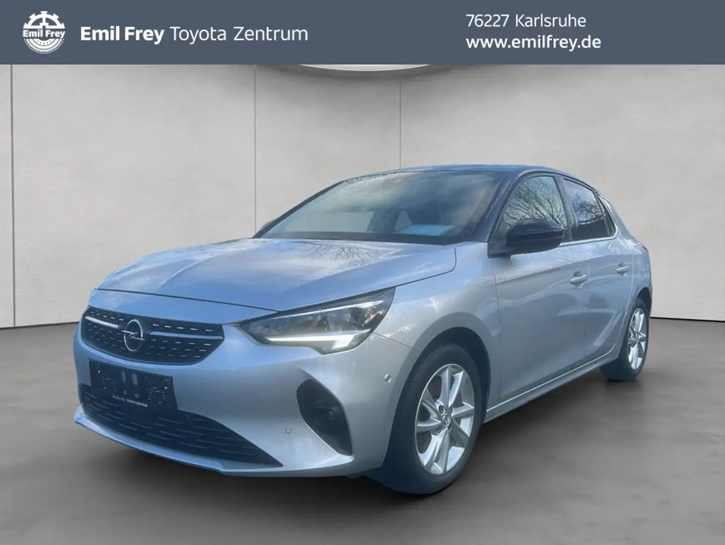 Opel Corsa 1.2 Elegance, Autom., LED, Allw., Argent - 1