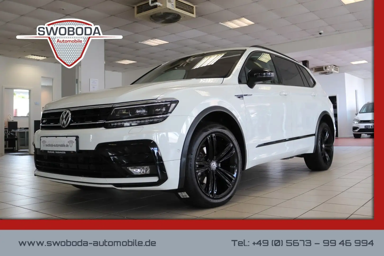 Volkswagen Tiguan Allspace 4M R-Line AHK 360° Pano HUD Weiß - 1
