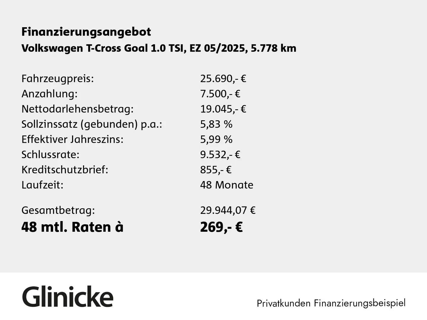 Volkswagen T-Cross Goal 1.0 TSI AHK+Rückfahrk.+ACC+SHZ+LM+C Weiß - 2