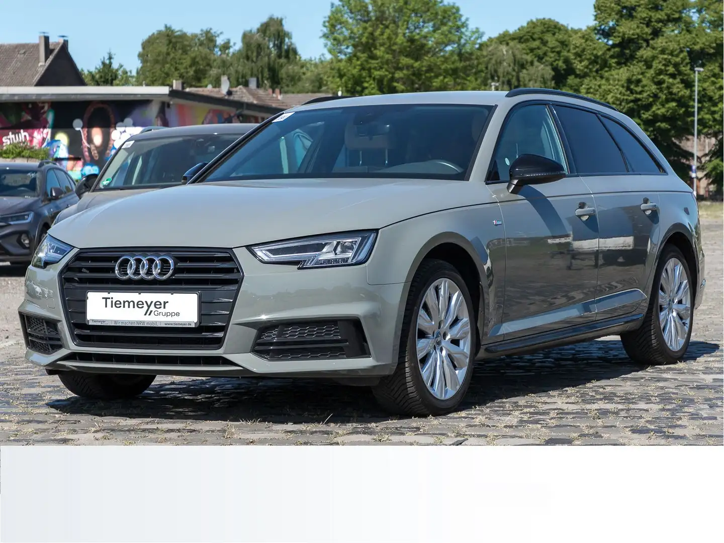 Audi A4 2.0 TDI S LINE BLACK NAVI LED LM18 Grijs - 2