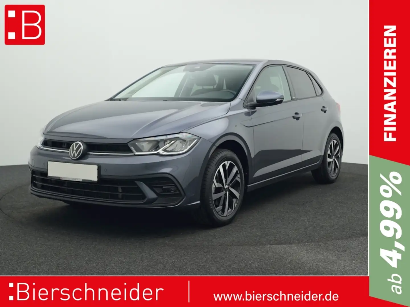 Volkswagen Polo 1.0 TSI DSG Move LED ACC PDC APP-CONNECT ALU 16 Grau - 1