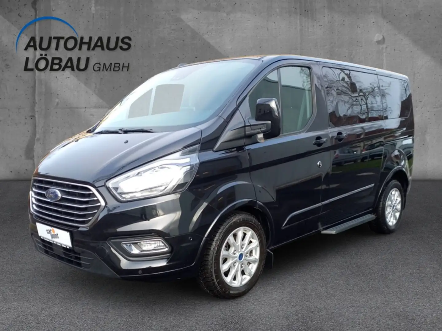 Ford Tourneo Custom Transit 320 L1 Titanium X Navi DAB Klima 9Sitzer Schwarz - 1