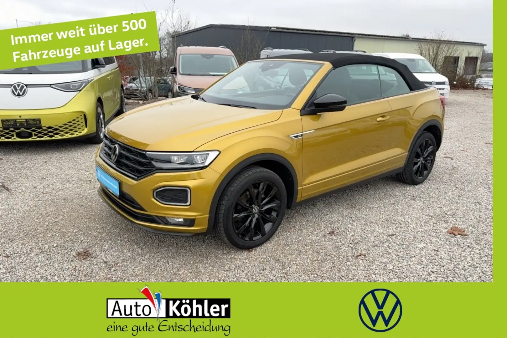 Volkswagen T-Roc Cabrio TSI R-Line AHK/ beatsAudio /DCC-Fahr Gelb - 1