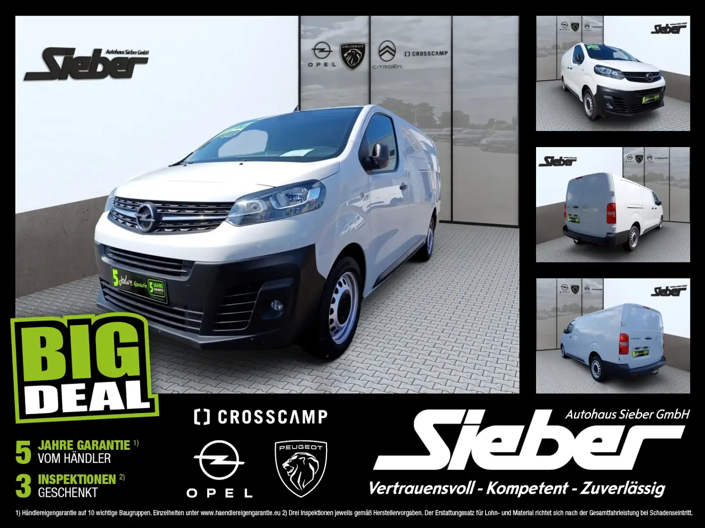 Opel Vivaro Kasten 1.5 D (L2) Edition M Navi PDC Bianco - 1