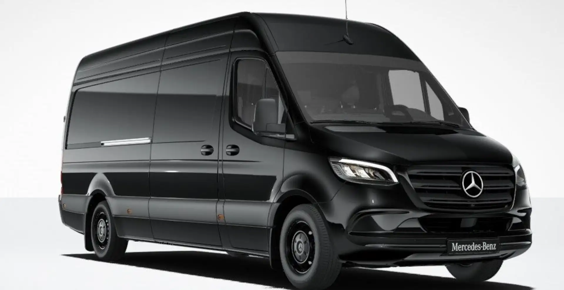 Mercedes-Benz Sprinter 319 L3H2 / 55.405+BTW / 3.5T trekvermogen Noir - 1