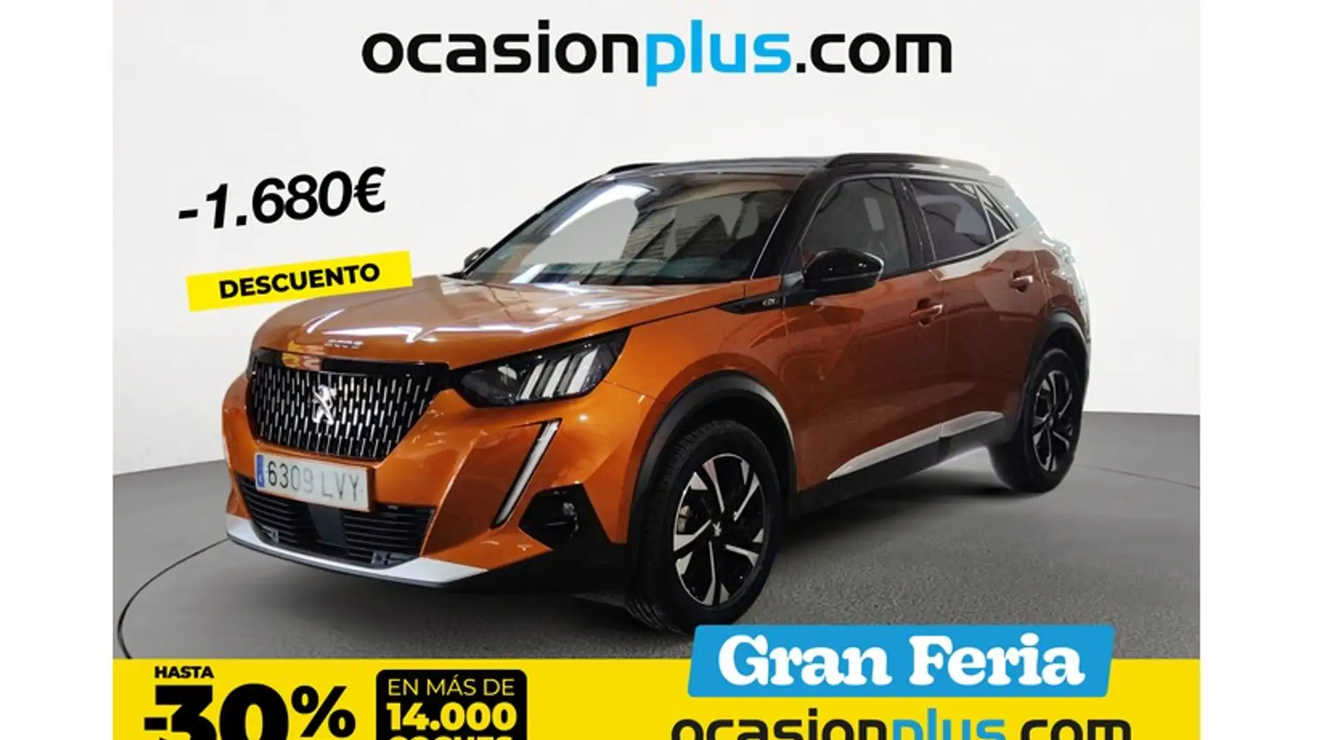 Peugeot 2008 1.2 PureTech S&S GT 130 Oranje - 1