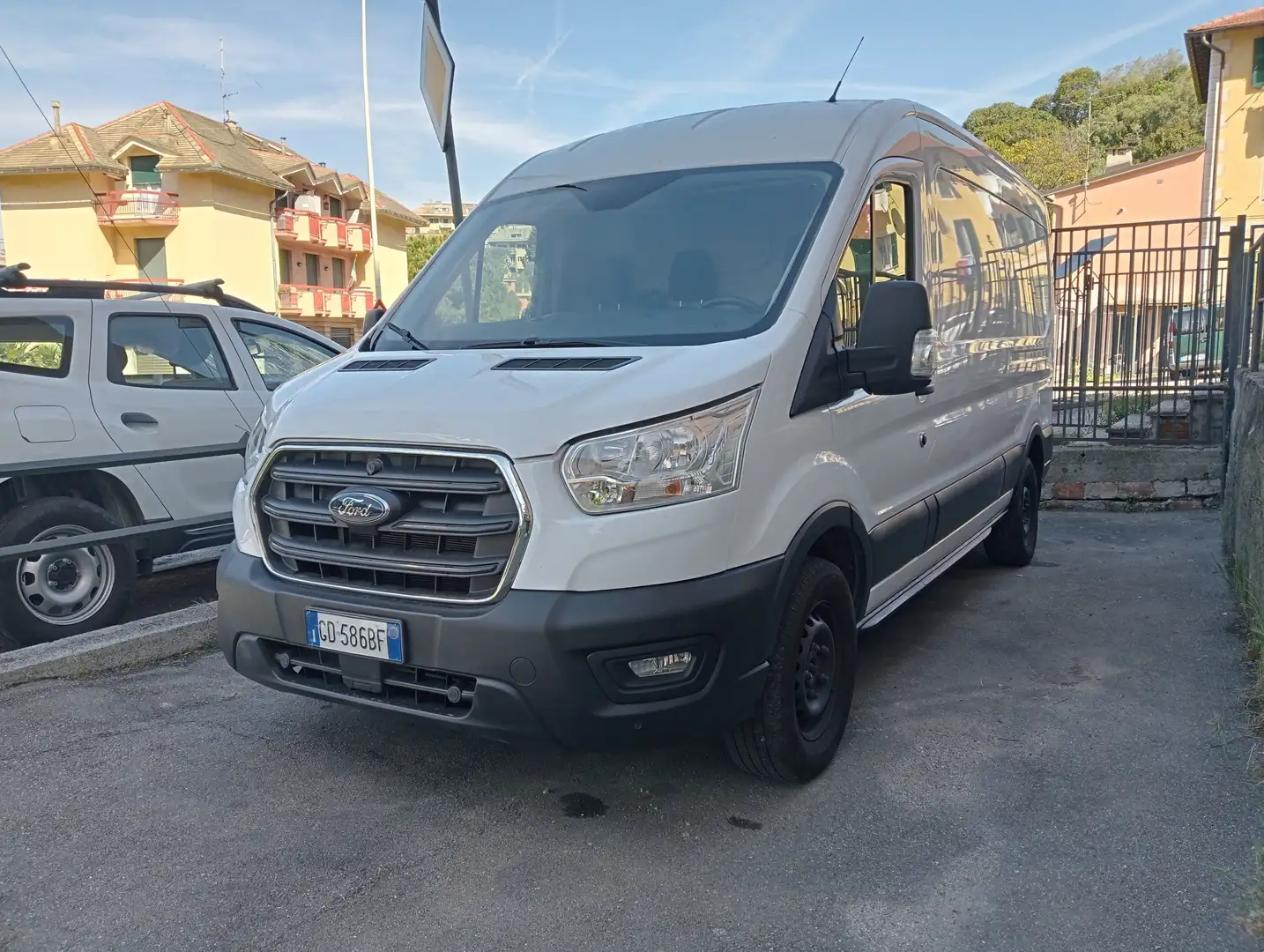 Ford Transit 2.0 Ibrido (Diesel/Elettrico) 170 CV 2020 + IVA Weiß - 2