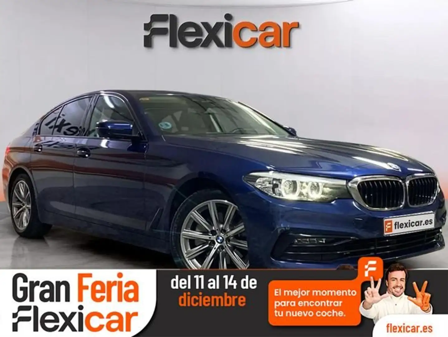 BMW 520 520d Bleu - 1