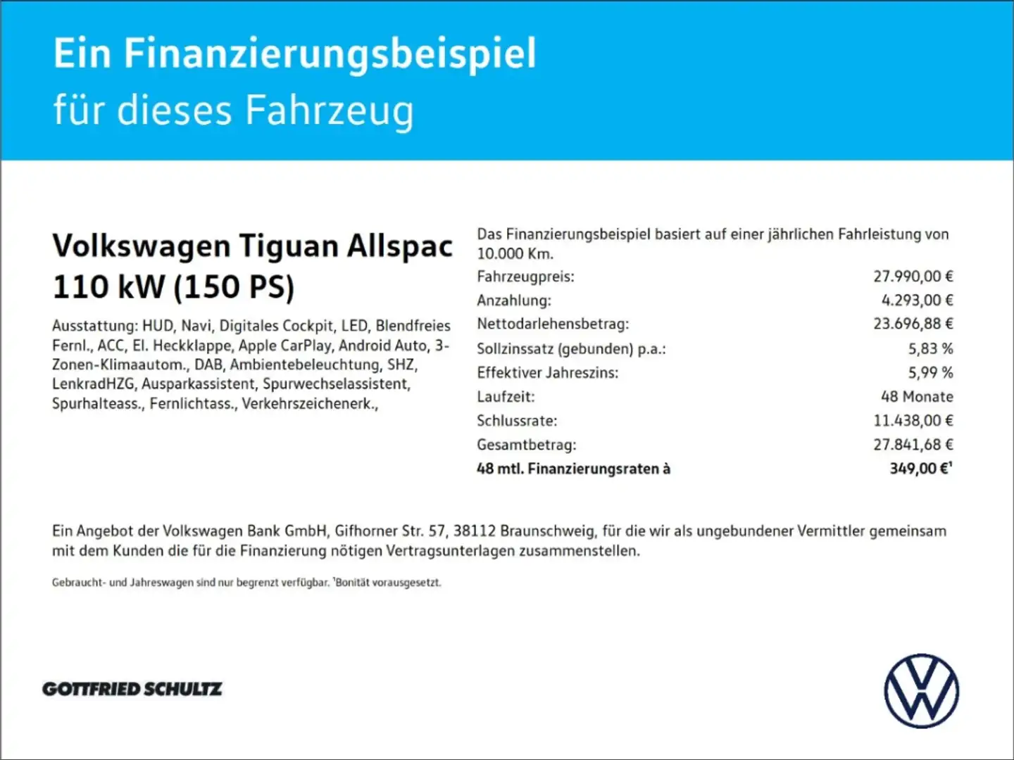 Volkswagen Tiguan Allspace 2.0 TDI Life Rückfahrkamera Noir - 2