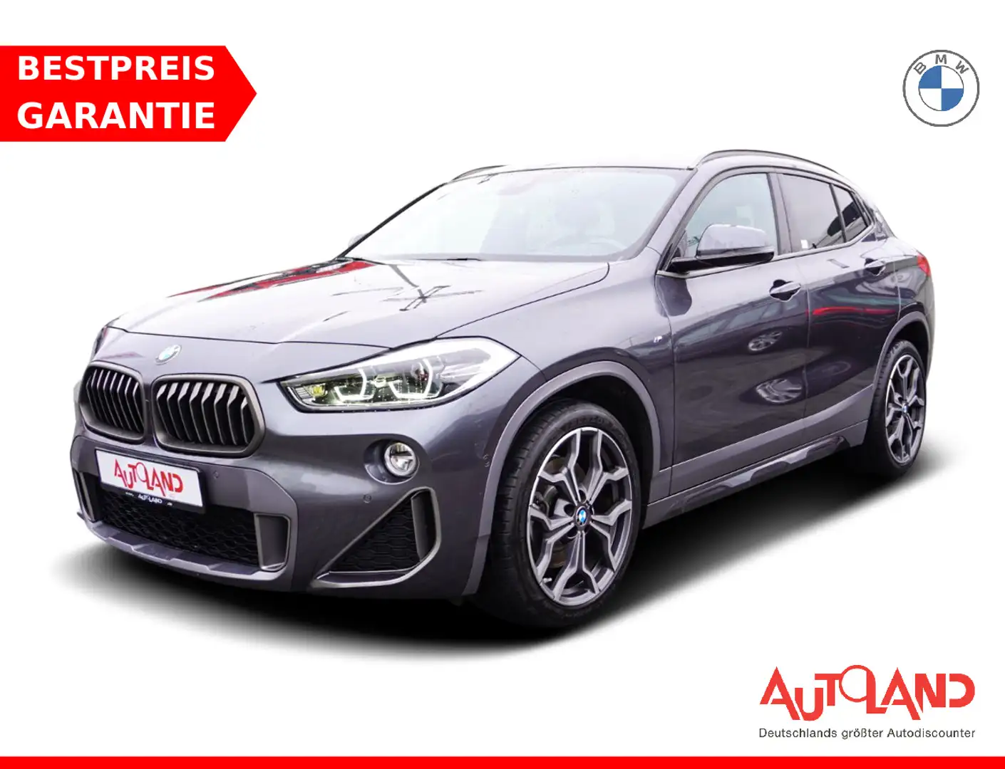 BMW X2 xDrive20d M Sport X LED AHK DAB HarmanKardon Grau - 1