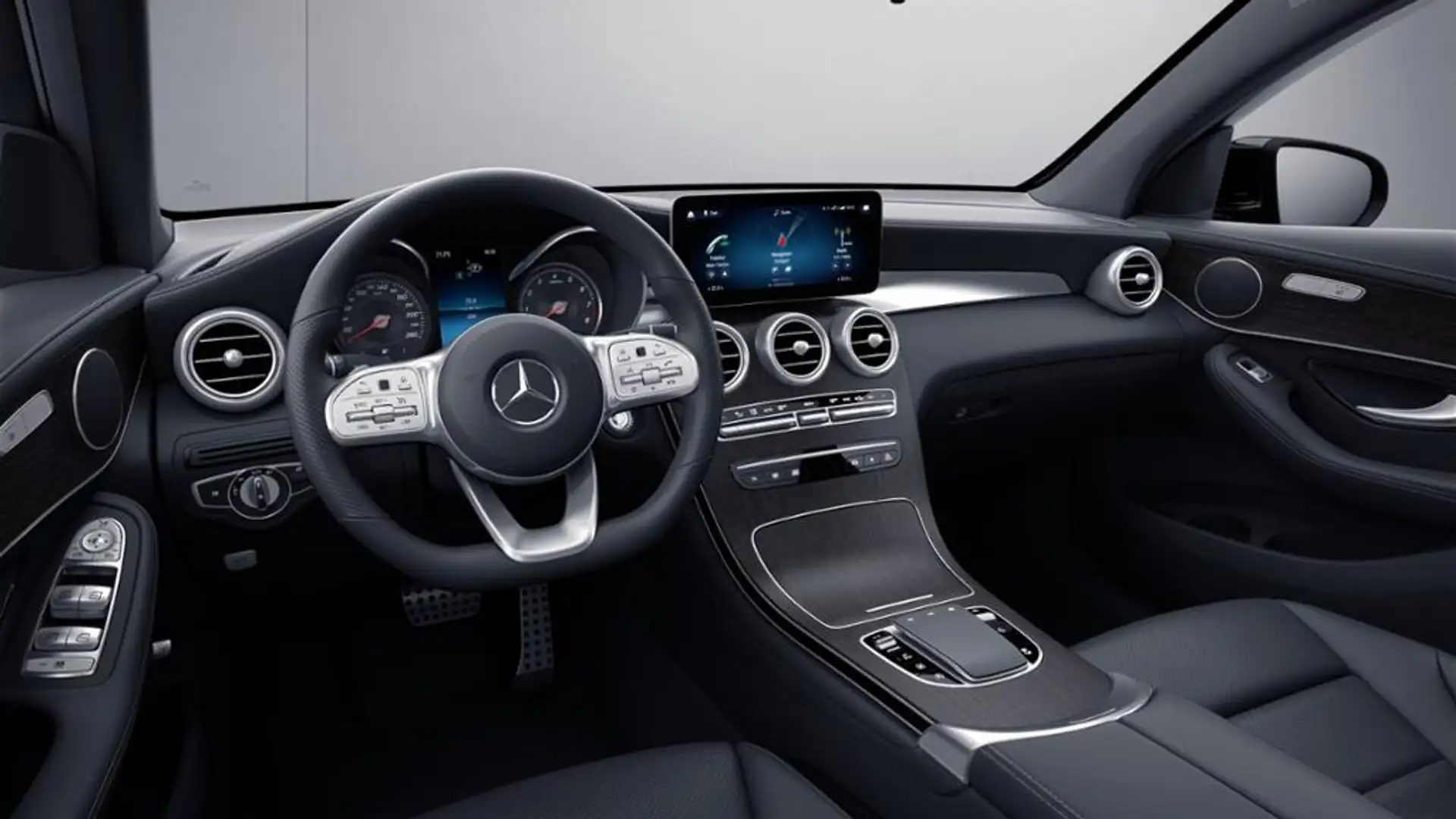 Mercedes-Benz GLC 220 d 4M Coupé AMG/LED/AHK/Business-P/RfCam Noir - 2