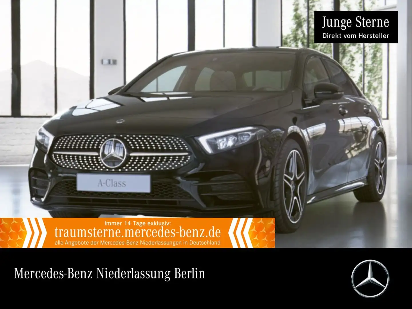 Mercedes-Benz A 250 e Lim AMG+NIGHT+LED+KAMERA+8G Schwarz - 1
