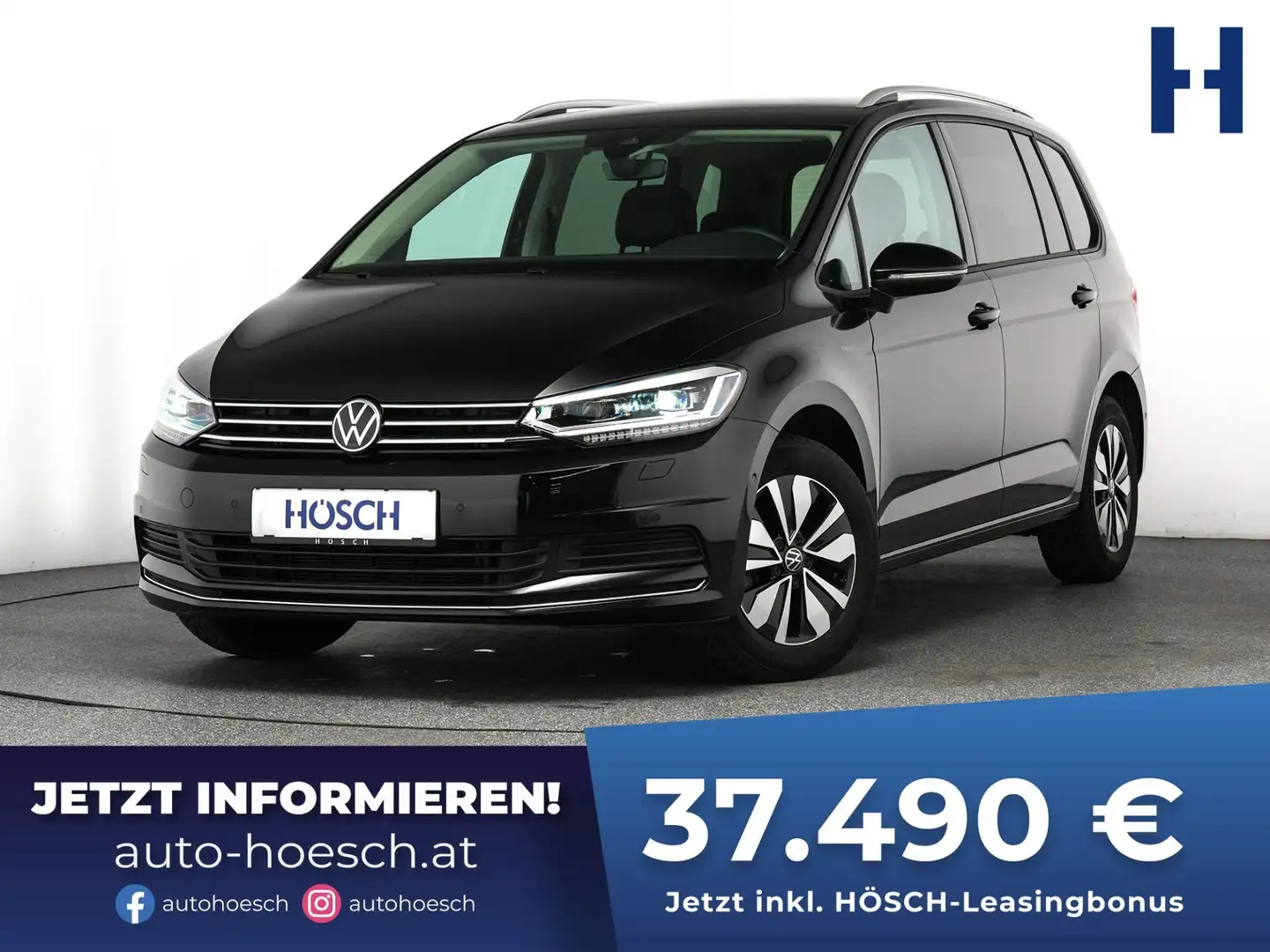 Volkswagen Touran 2.0 TDI Comfortline 7-SITZE AHK IQ.LED ASSISTENZ+ Schwarz - 1
