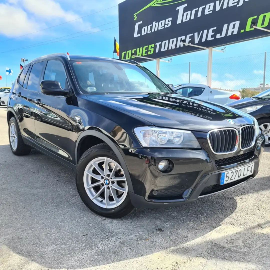 BMW X3 xDrive 20dA Negro - 1