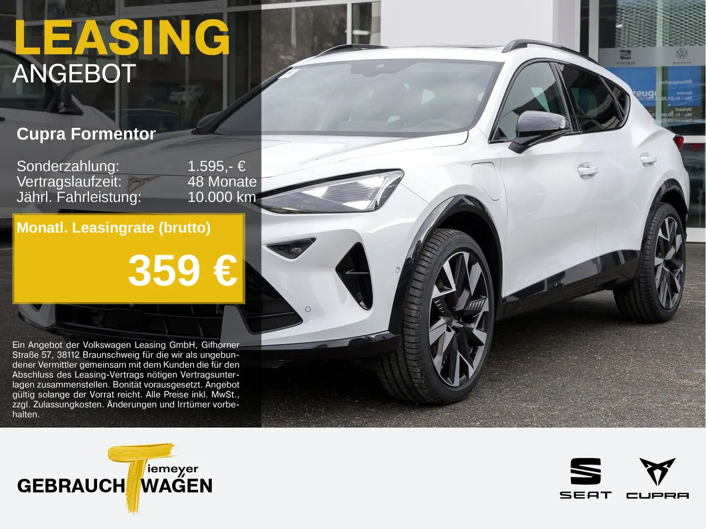 CUPRA Formentor 1.5 e-Hybrid TSI DSG VZ SENNHEISER ARE Weiß - 1