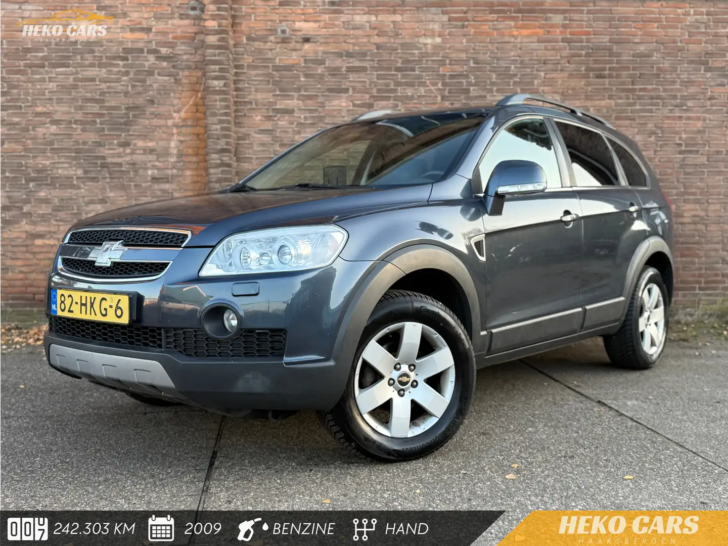 Chevrolet Captiva 2.4i Executive·Carplay·Cruise·Leer·7 zitter Grijs - 2