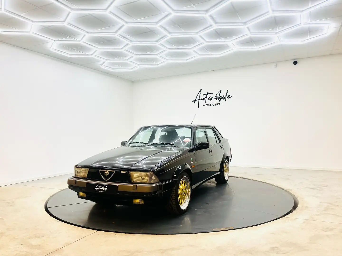Alfa Romeo 75 ✅1 AN GARANTIE✅3.L V6 AMERICA✅CUIR Negru - 1