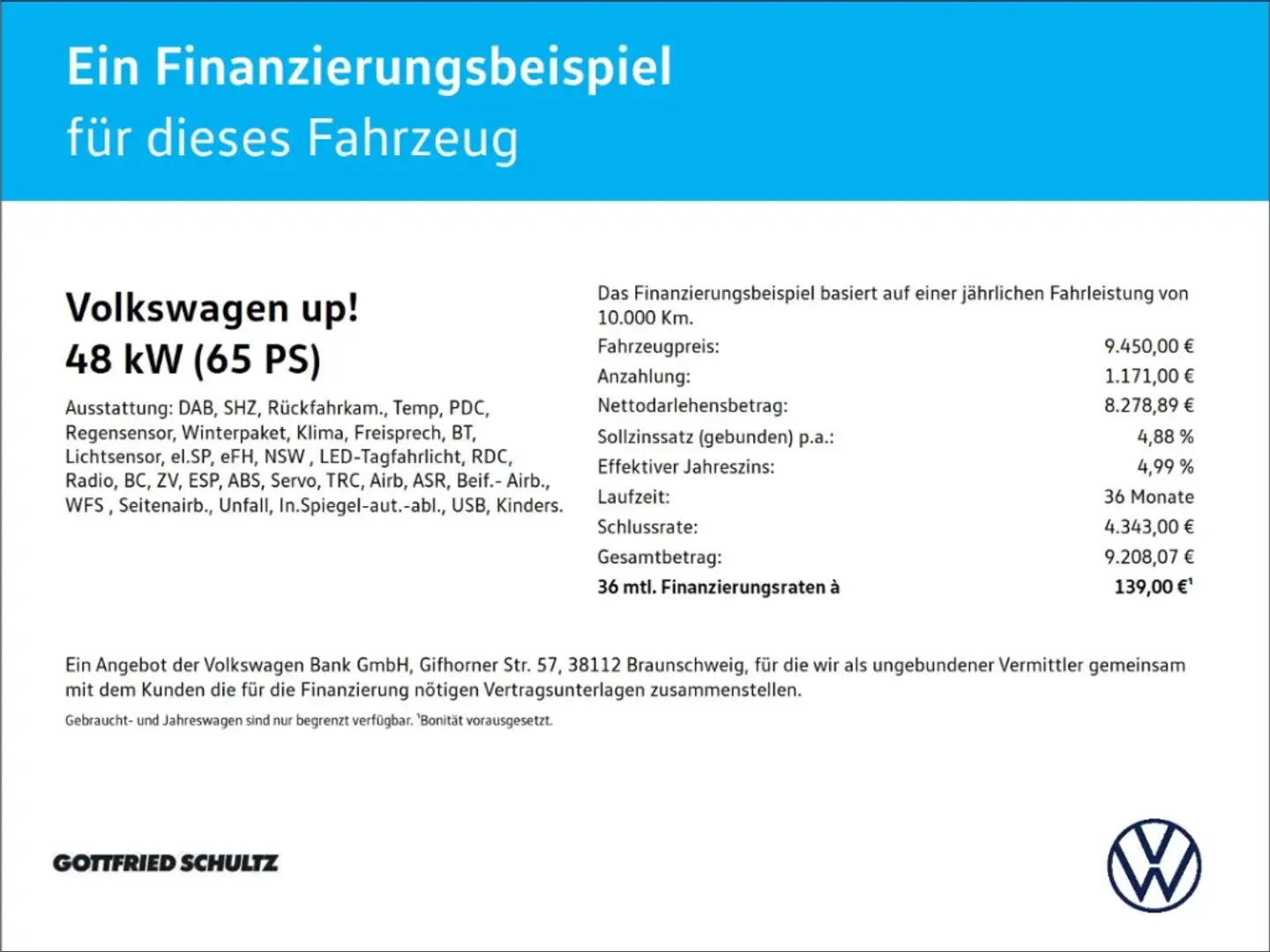 Volkswagen up! Basis Rot - 2