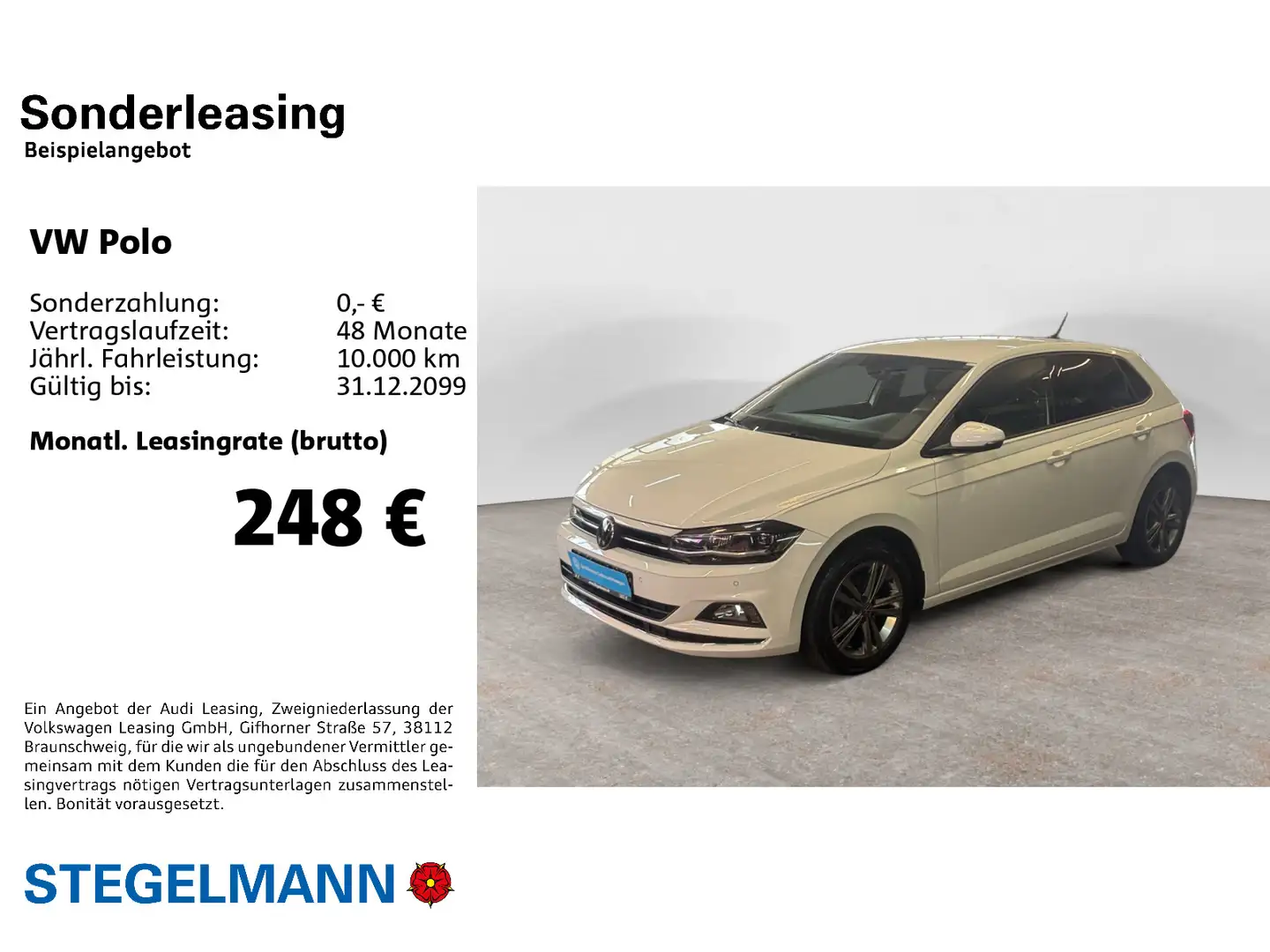 Volkswagen Polo VI 1.0 TSI Highline *LED*Navi*App-Connect*S Weiß - 2