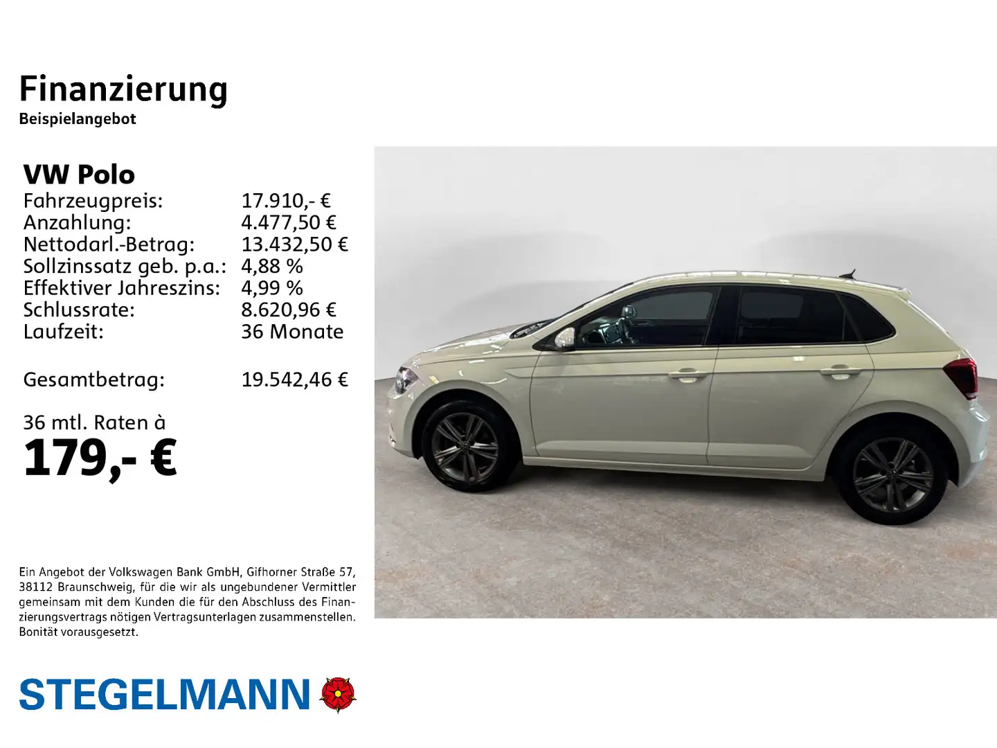 Volkswagen Polo VI 1.0 TSI Highline *LED*Navi*App-Connect*S Weiß - 2