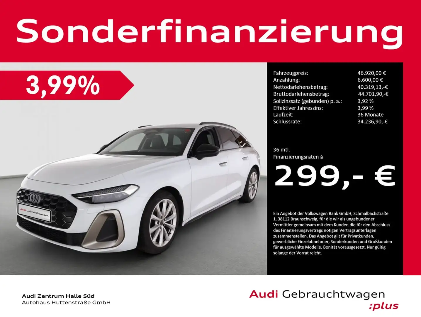 Audi A5 Avant TFSI S line edition one BEIFAHRERDISPLAY AHK Weiß - 1