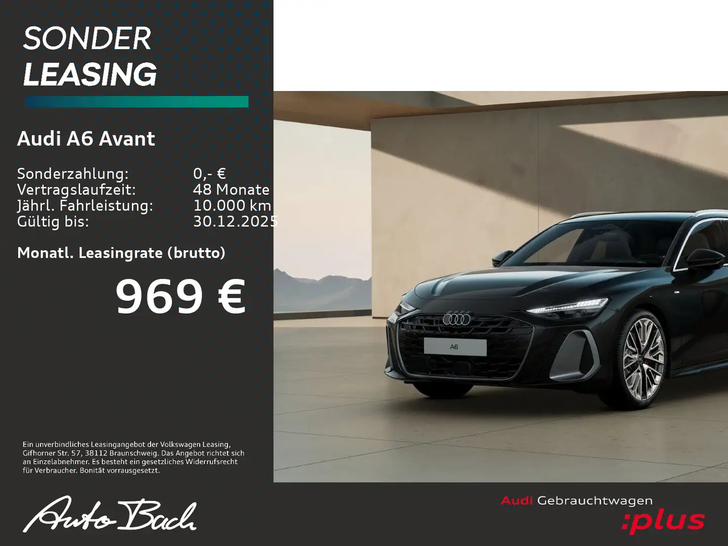 Audi A6 S line 3.0TFSI qu HuD Panorama TECH-PRO Schwarz - 2