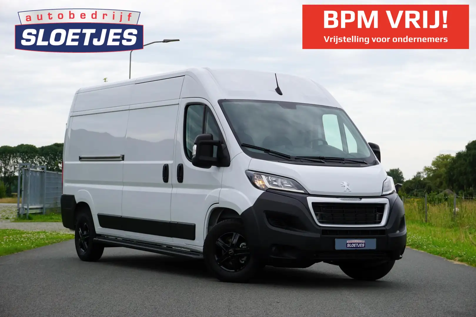 Peugeot Boxer 335 2.2 BlueHDi 140 L3H2 Premium Nieuw |140 pk |Ca Wit - 1