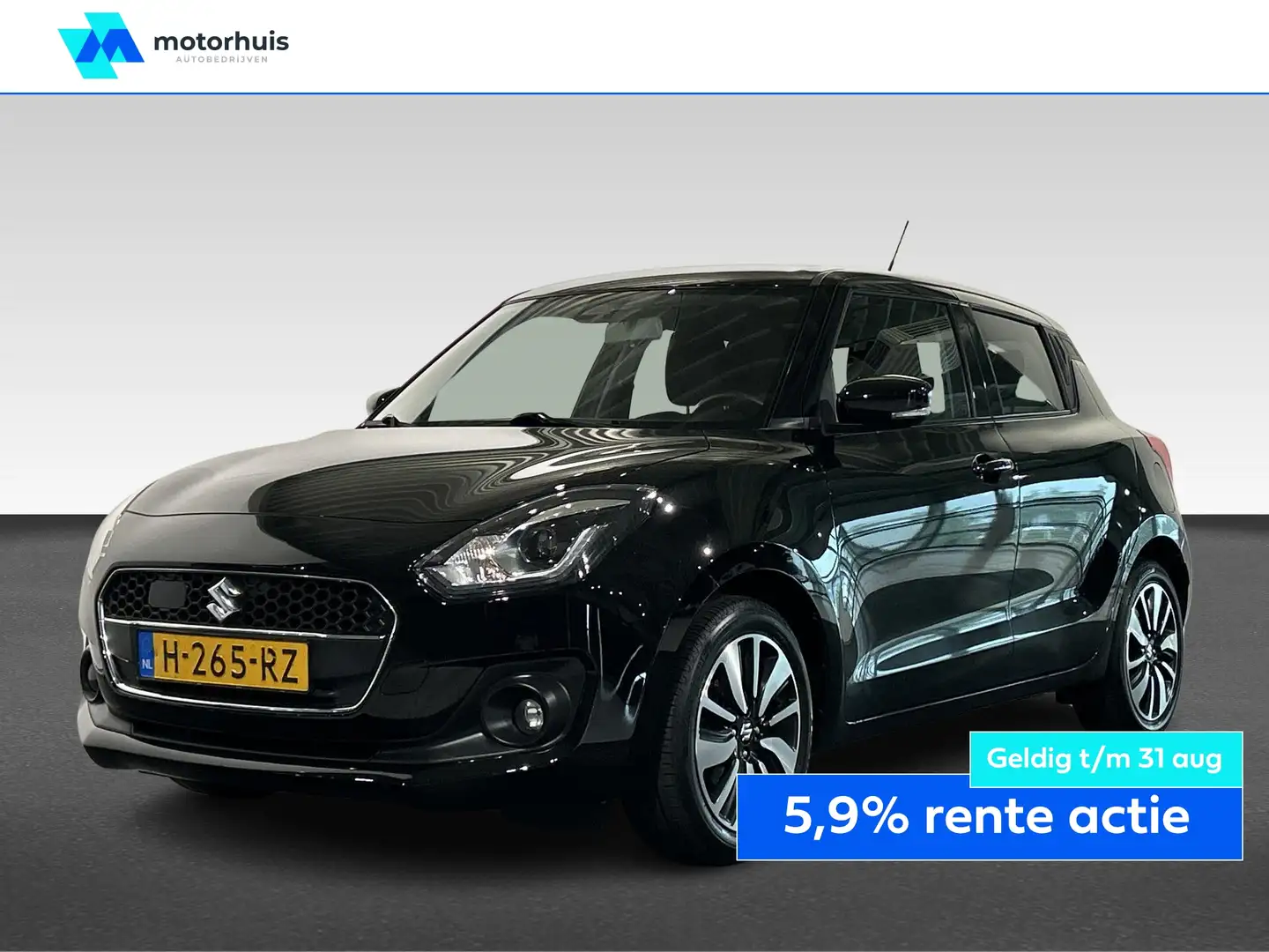 Suzuki Swift 1.2 Stijl Smart Hybrid Zwart - 1