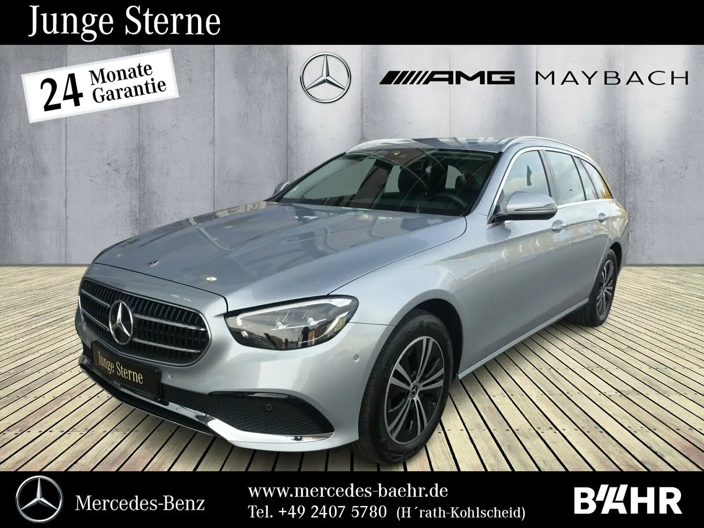 Mercedes-Benz E 220 E 220 d T Avantgarde/MBUX/LED/SHZ/Totwinkel/RFK Silber - 1