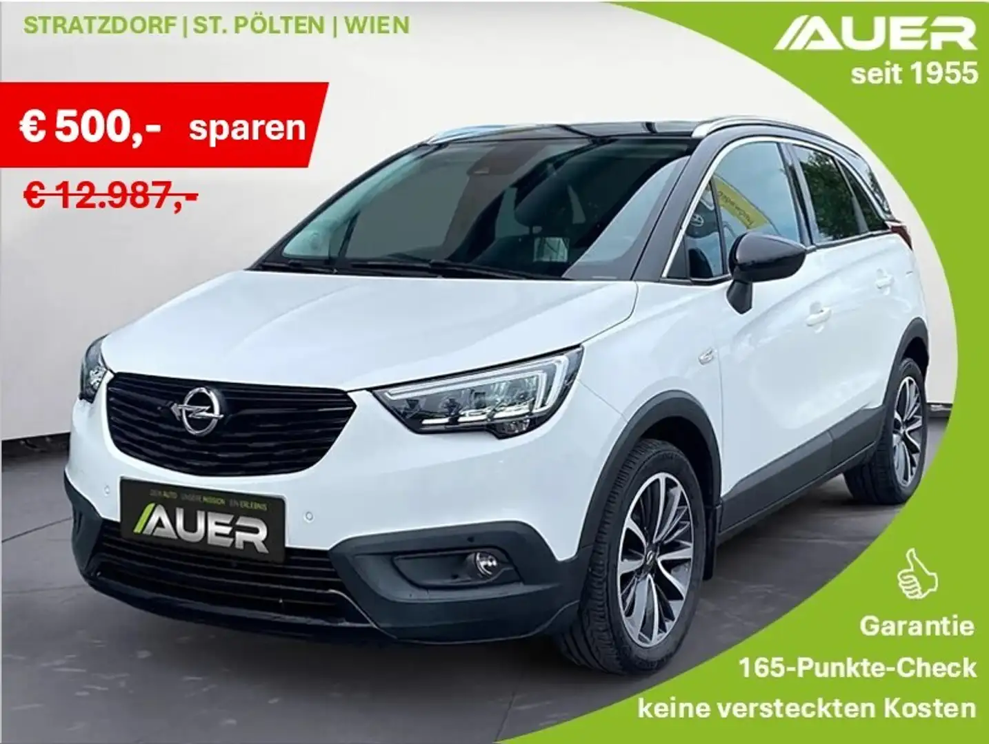 Opel Crossland 1,5 CDTI Ultimate | Navi | HUD | Winter Paket Weiß - 1
