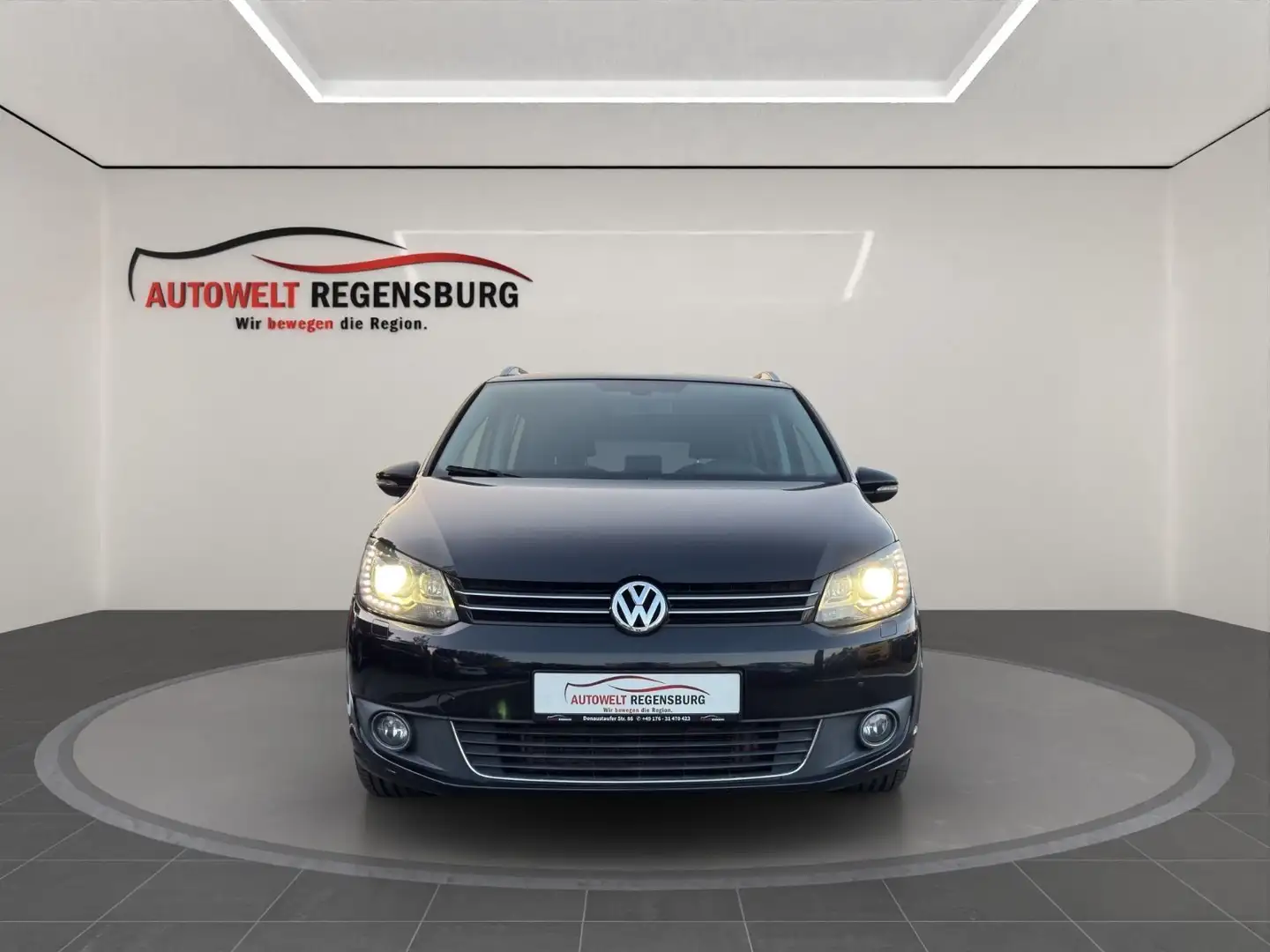 Volkswagen Touran 1.4 TSI DSG XEN ALCAT TEMPO PDC Highline Negro - 2