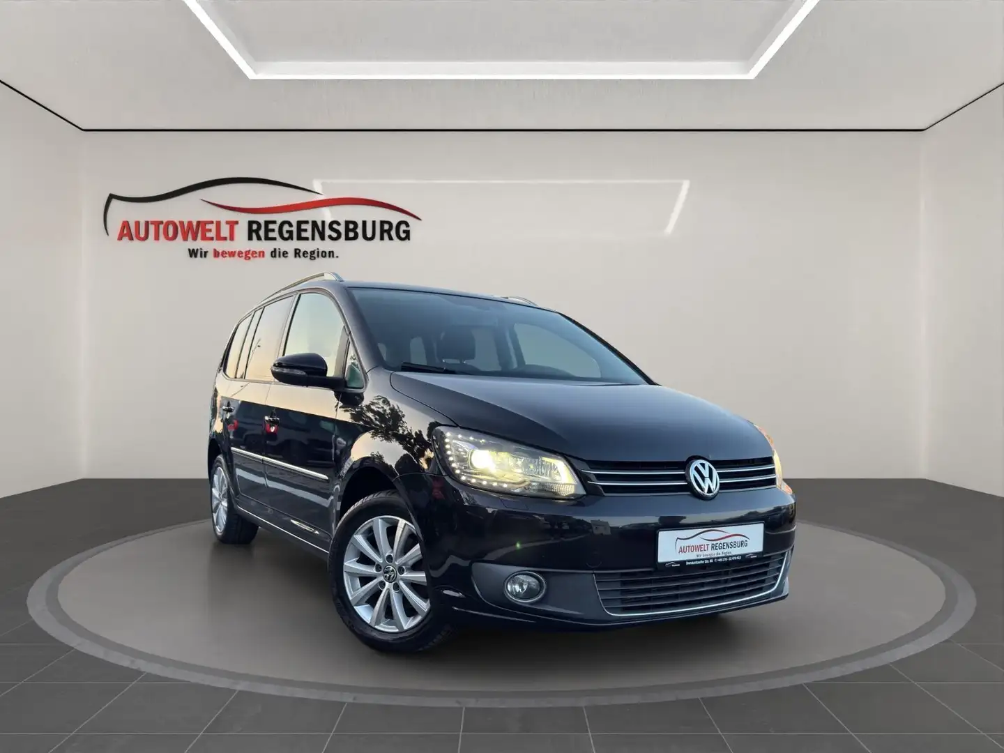 Volkswagen Touran 1.4 TSI DSG XEN ALCAT TEMPO PDC Highline Negro - 1
