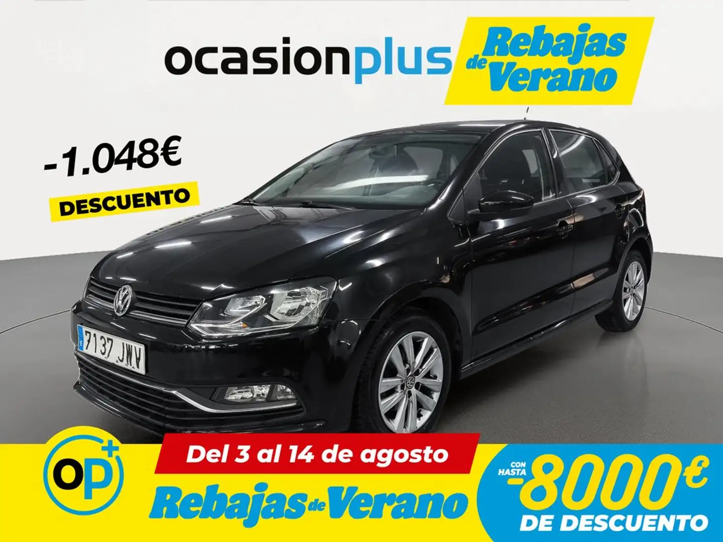 Volkswagen Polo 1.4 TDI BMT Advance DSG 66kW Negro - 1