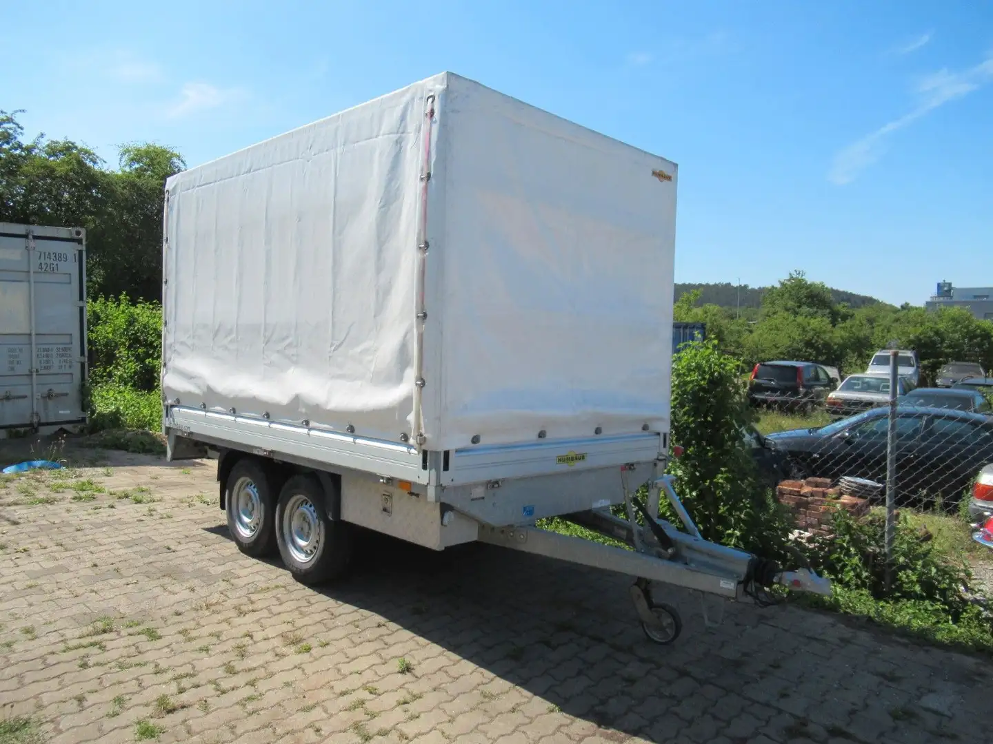 Humbaur HTK 353118 Hochlader Plane + Spriegel - 1
