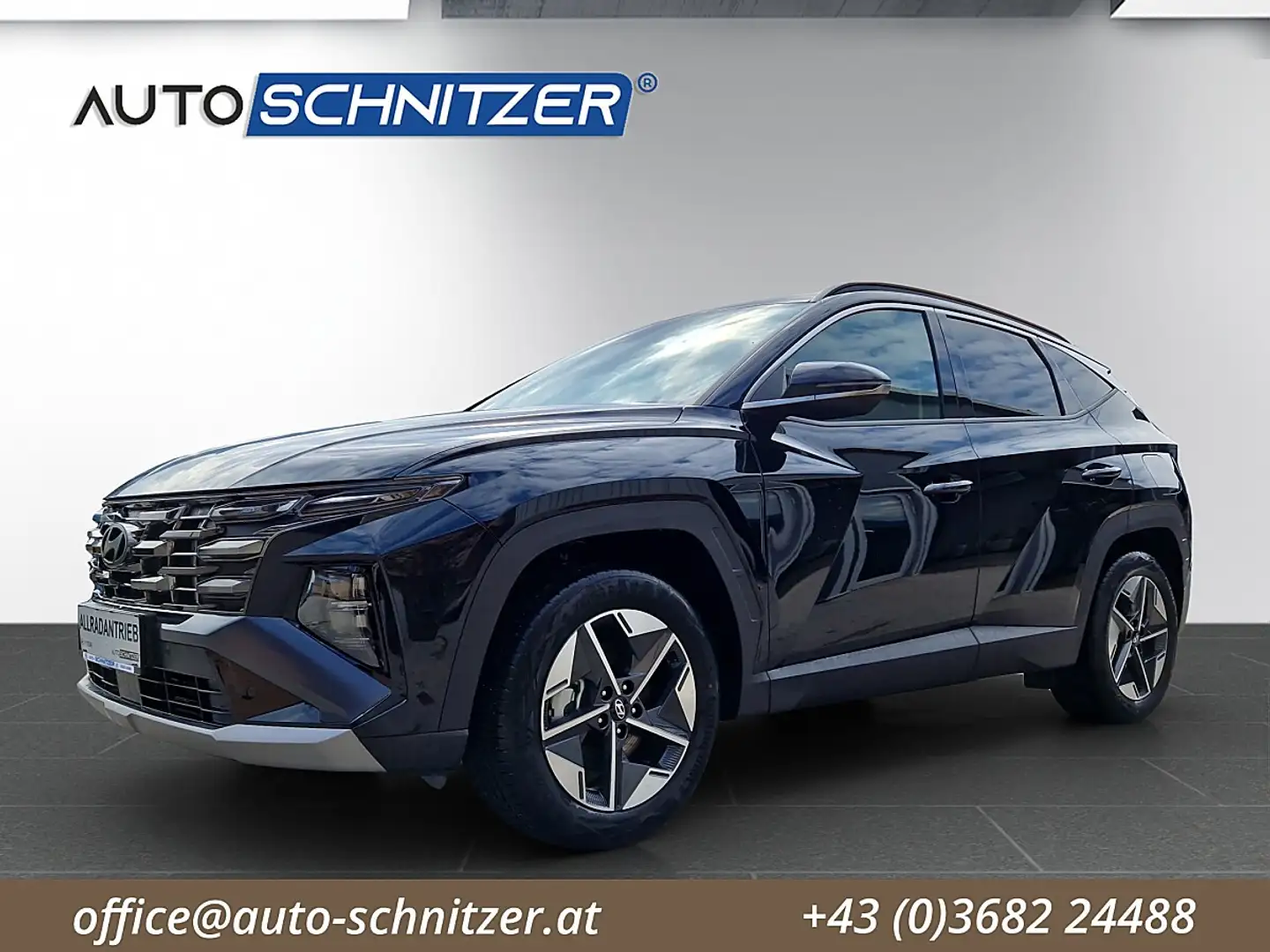 Hyundai TUCSON Tucson 1,6 T-GDI 48V 4WD Go! Plus DCT Schwarz - 1