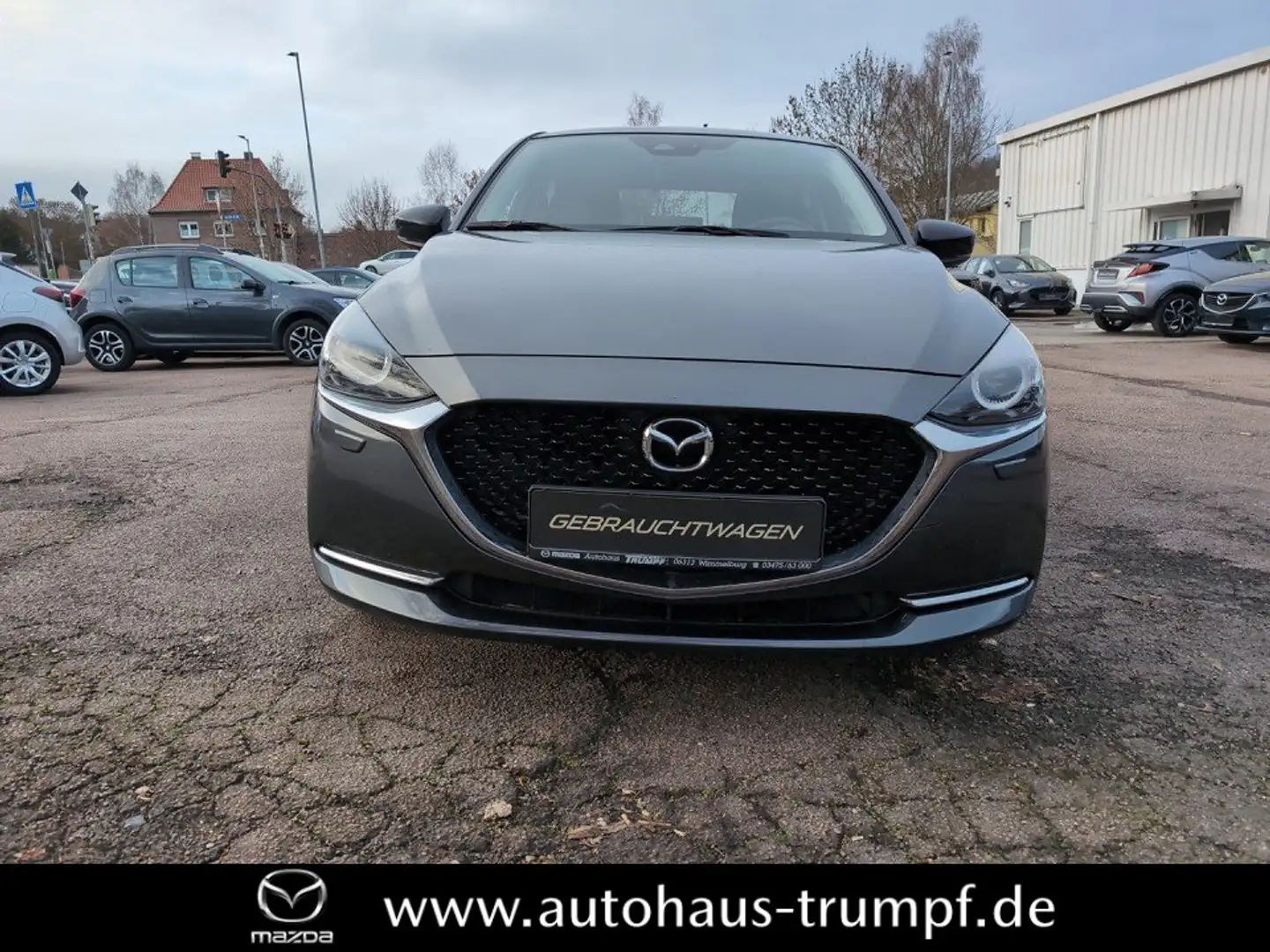 Mazda 2 2022  90PS AT FWD Homura Tour.paket Grijs - 2
