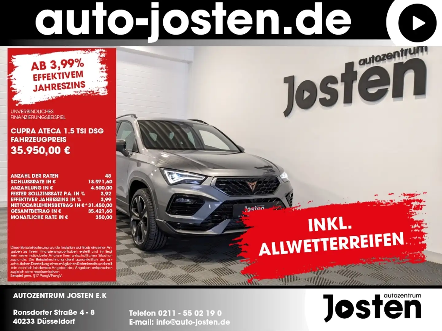 CUPRA Ateca 1.5 TSI DSG Plus Paket ACC AHK Winter-Paket Grau - 1