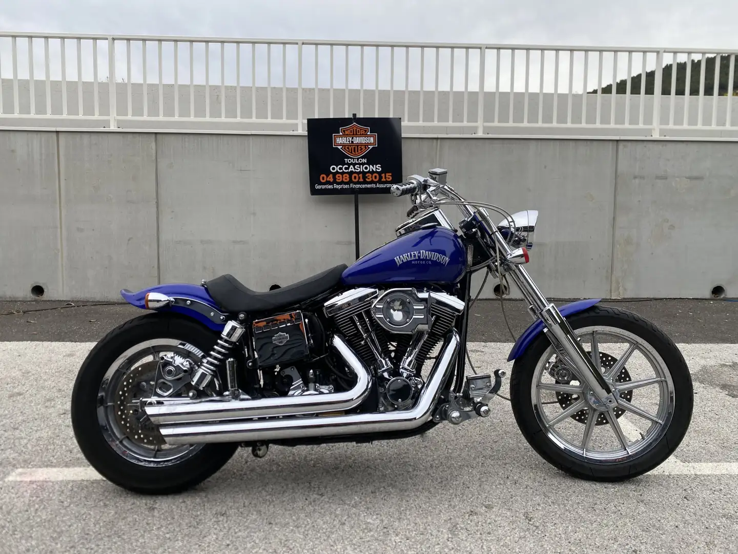 Harley-Davidson Dyna Low Rider Bleu - 2