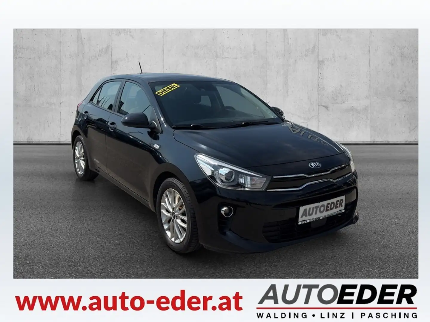 Kia Rio 1,4 CRDi Silber ISG Schwarz - 1