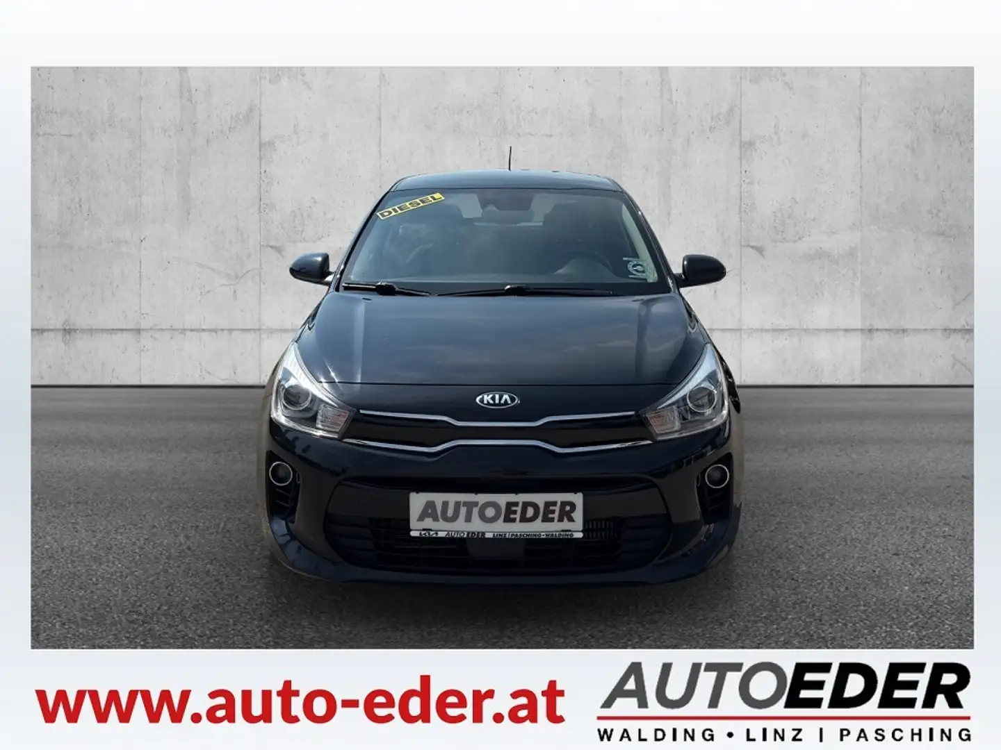 Kia Rio 1,4 CRDi Silber ISG Schwarz - 2