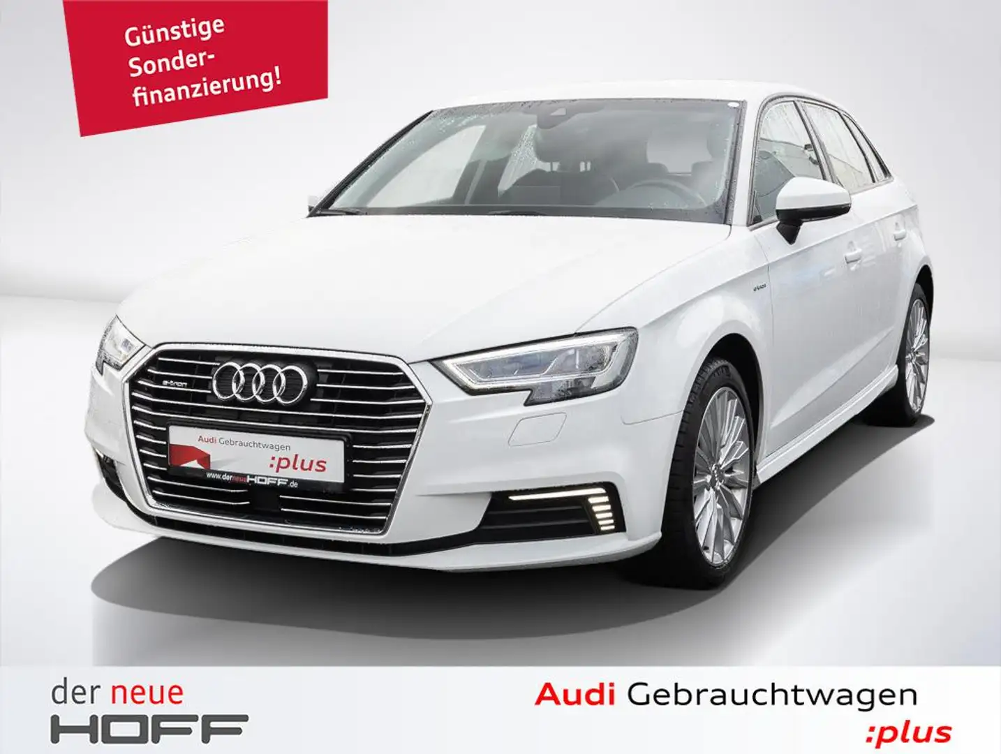 Audi A3 1.4 TFSI e-tron Tempo LED APS Klima SH 17 Zoll Weiß - 1