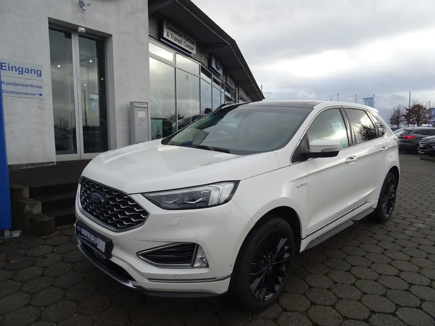 Ford Edge 2.0 Ecoblue Vignale 4x4 +Standheizung+Panoramadach Wit - 1