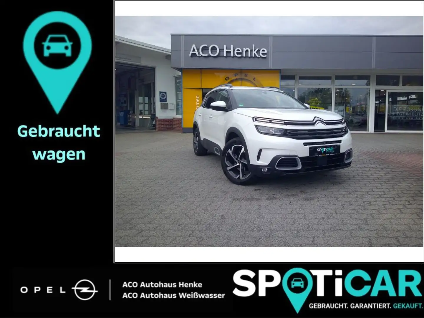 Citroen C5 Aircross BlueHDI 180 S&S EAT8 SHINE Wit - 1