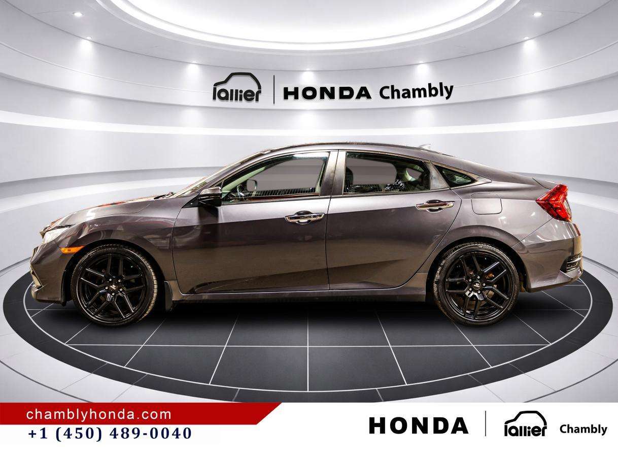 2019 Honda Civic Touring I CUIR I TOIT OUVRANT I CAMERA I DEMARREUR — снимка 1