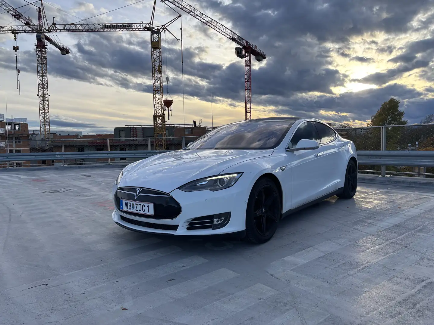 Tesla Model S 70D 70kWh (mit Batterie) Weiß - 1