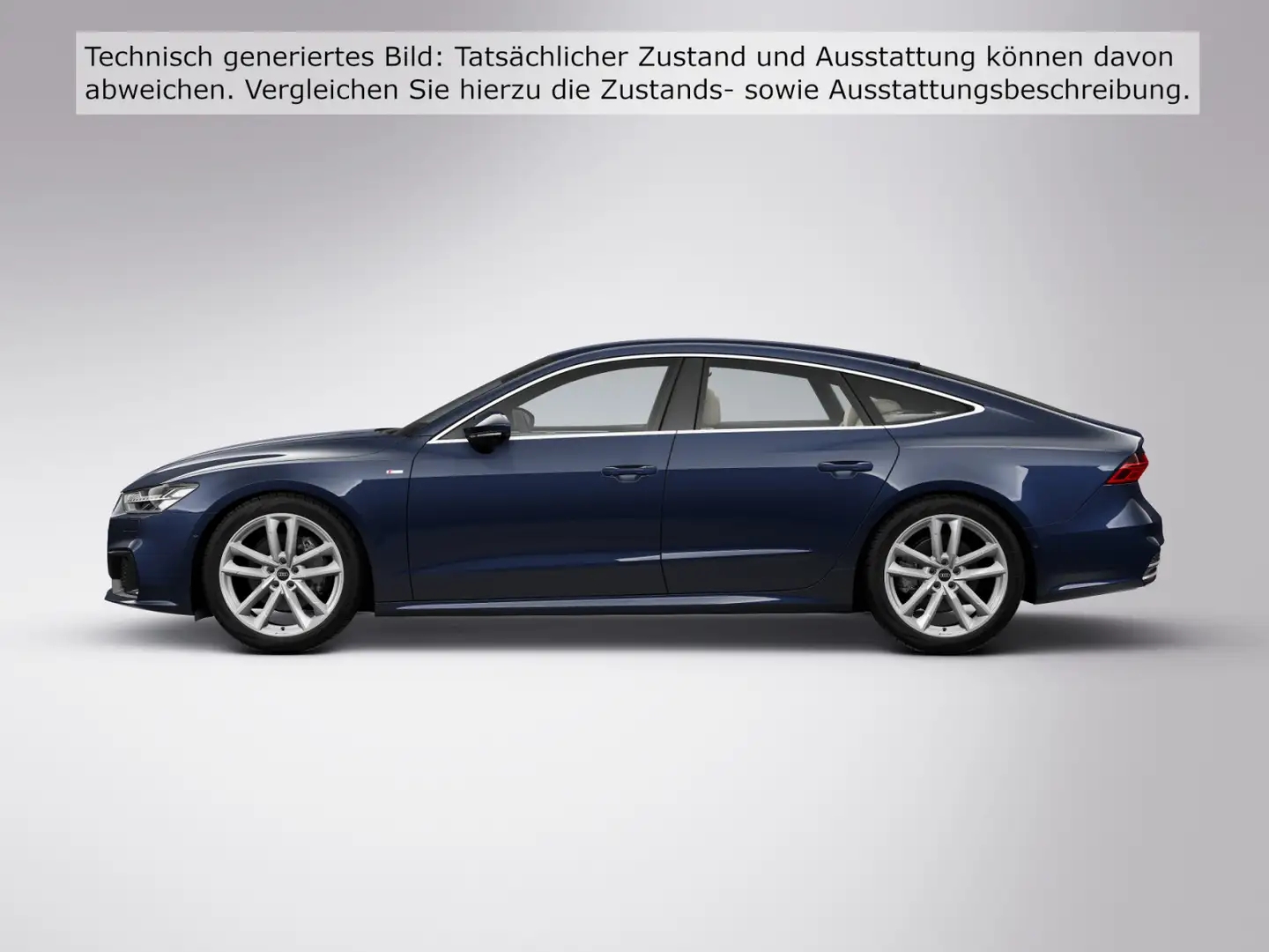 Audi A7 45 TFSI quattro S-Line Matrix ACC Blau - 2