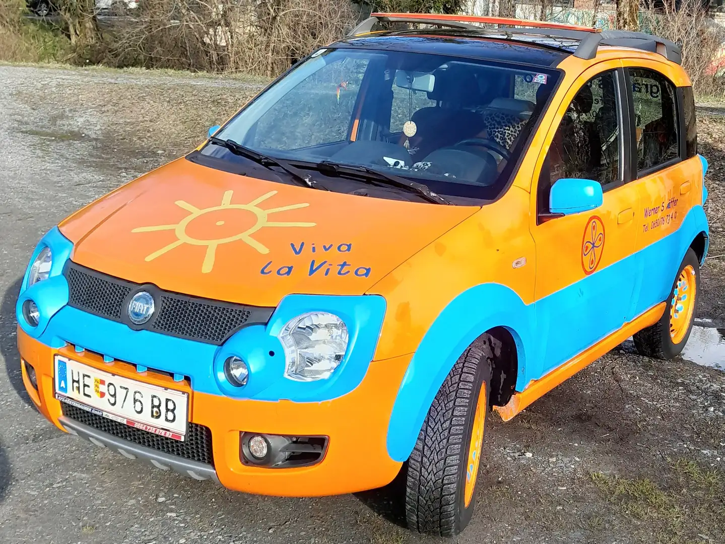 Fiat Panda 1,3 16V JTD Multijet Dynamic Orange - 1